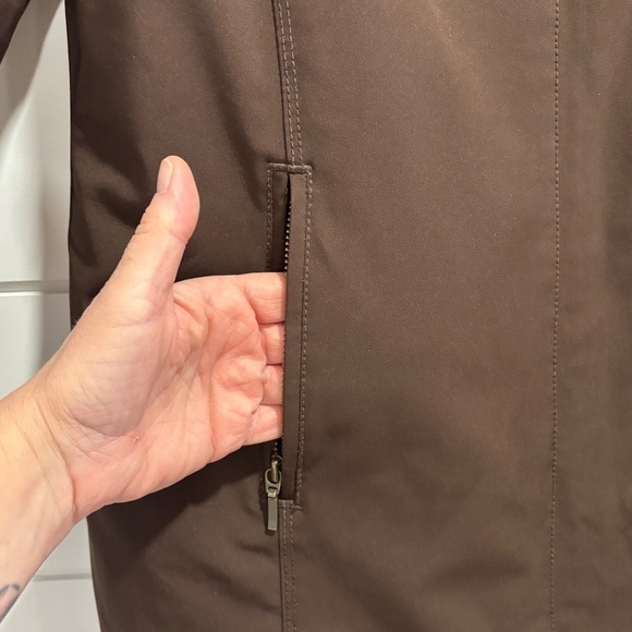 Eddie Bauer brown jacket with removable liner size M (read description) - Picture 7 of 16